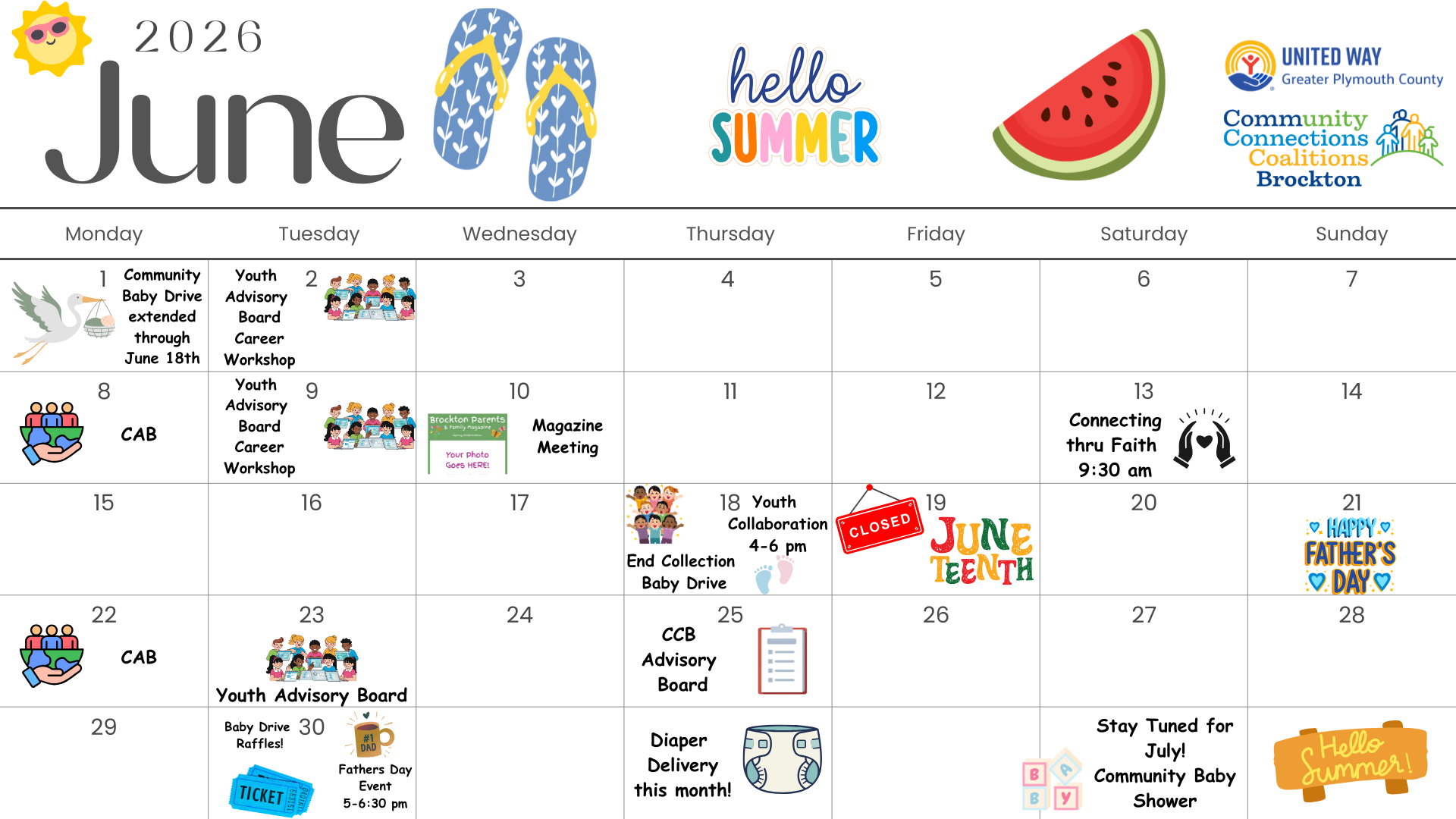 June Calendar